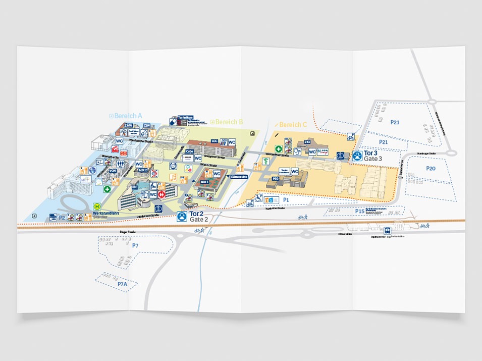 Tag der offenen Tür, Boehringer Ingelheim, Lageplan